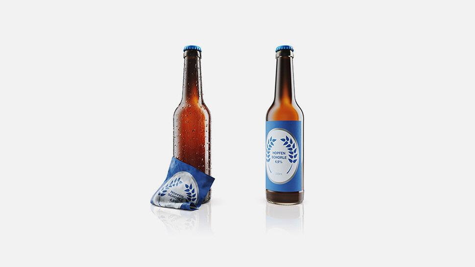 Image Beverage and bottling Labels peeling off